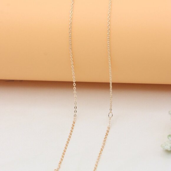 Elegant Rose Gold Necklace with Clear Crystal & Bow Charm, XPNL0413 - Picture 10 of 12